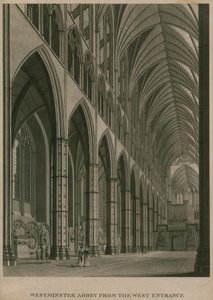 Westminster Abbey, Londýn, od západního vchodu