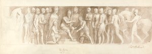 Design pro Grand Staircase, Buckinghamský palác, centrum a 2d od Thomas Stothard