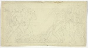 Frieze of Warriors od Thomas Stothard