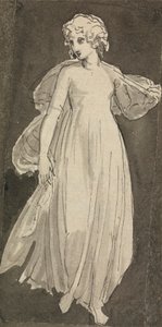Dívka, po celé délce, přední strana od Thomas Stothard