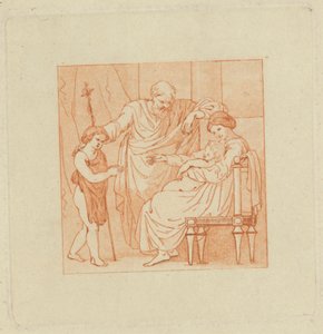 [Jedno z] Dvě alba, obsahující celkem 213 kreseb Stotharda pro knižní ilustrace od Thomas Stothard
