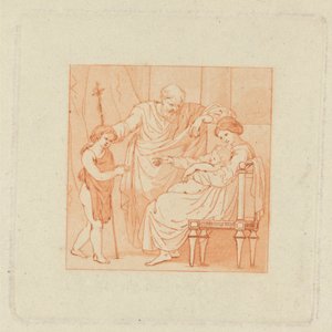 [Jedno z] Dvě alba, obsahující celkem 213 kreseb Stotharda pro knižní ilustrace od Thomas Stothard