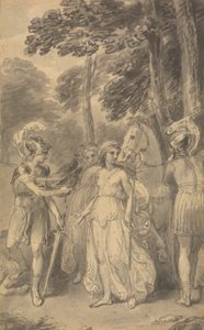 Jedna ze šesti ilustrací k Fenelonově „Dobrodružství Telemachova syna Ulyssese“ od Thomas Stothard