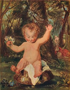Puk, z akvarelové kresby Stoddarta, podle Reynoldse, 1789, 1903 od Thomas Stothard