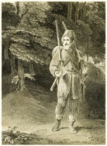?Lov Robinsona Crusoe? z ?Život a podivná překvapivá dobrodružství Robinsona Crusoe nebo York, Mariner? od Daniela Defoe od Thomas Stothard