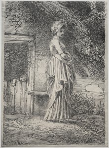 Vzorky polyautgrafie: Ztracené jablko, 1803. od Thomas Stothard