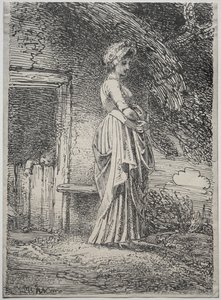 Vzorky polyautografie: Ztracené jablko od Thomas Stothard