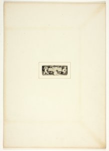 Studie pro desku z The Triumphs of Temper, v 1796 Royal Engagements Pocket Book od Thomas Stothard