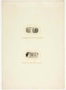 Studie pro desku z The Triumphs of Temper, v 1796 Royal Engagements Pocket Book od Thomas Stothard