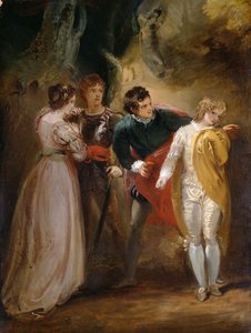 Sylvia a psanci: Scéna ze Shakespearových 