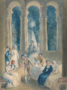 Desátý den dekameronu od Thomas Stothard