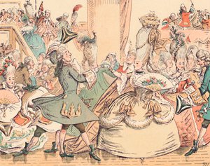 Soudní ples v osmnáctém století, c1884