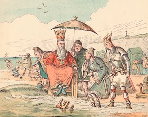 Canute a jeho dvořané, c1884