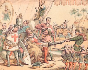 Král Richard I. v Palestině, c1884