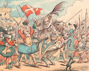 Queen Bess v Tilbury Fort, c1884