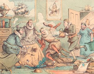Sir Walter Raleighs Pipe Put Out, c1884