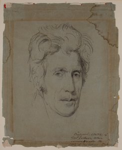 Andrew Jackson, po bitvě o New Orleans, kolem roku 1815 (kresba) od Thomas Sully