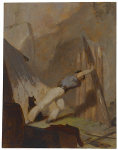 Stavba krytu, c.1856 od Thomas Sully