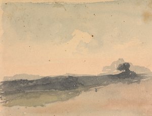 Kopcovitá krajina od Thomas Sully