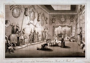 The Hoplotheca, Brook Street, Westminster, Londýn, c1810 od Thomas Sutherland