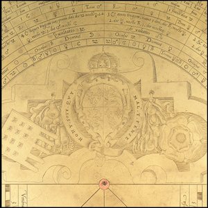 Astroláb: detail averzu, asi 1552 (bronz) od Thomas & Sutton Henry (c.1624 65) Gemini