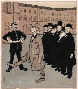 Svoboda vědy; Simplicissimus V/5 od Thomas Theodor Heine