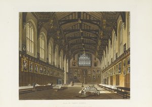 Hall of Christ Church, 1814 od Thomas Tomkins
