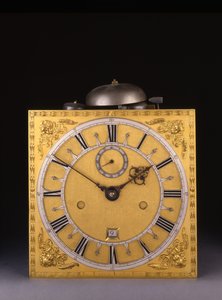 Detail římských pozoruhodných měsíčních dlouhých hodin, 1675