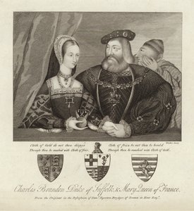 Charles Brandon vévoda ze Suffolku a Marie královna Francie