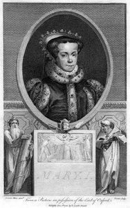 Anglická královna Marie I., 1788.