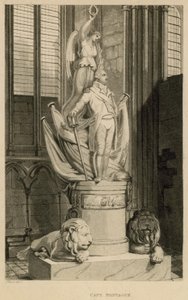 Památník kapitána Montague, Westminster Abbey, Londýn od Thomas Uwins