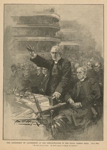 Arcibiskup z Canterbury na demonstraci v Royal Albert Hall od Thomas Walter Wilson