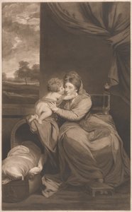 Elizabeth Lady Melbourne se svým synem, ctihodným. Peniston Lamb