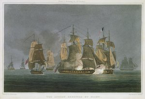 The Action Renewed by Night, off Madagaskar, 20th May, 1811, vyryl J. Bailey pro 