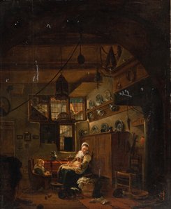 Interiér holandské farmy
