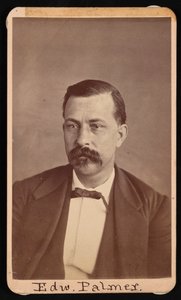Portrét Edwarda Palmera 1829-1911, před rokem 1900.