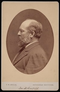 Portrét Jamese Abrama Garfielda 1831-1881, červen 1880.