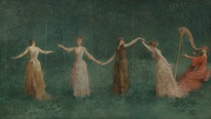 Léto od Thomas Wilmer Dewing
