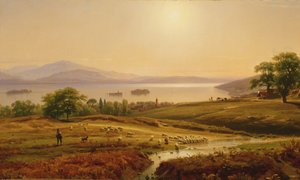 Ráno na jezeře Maggiore, 1860