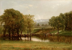 Křest od Thomas Worthington Whittredge