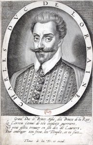 Portrét Karla III., vévody lotrinského, Thomas de Leu - Gallica (upraveno) od Thomas de Leu