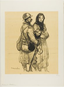 Voják pro Pétaina od Théophile Alexandre Pierre Steinlen
