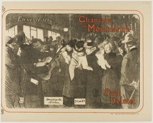 Písně z Montmartru od Théophile Alexandre Pierre Steinlen