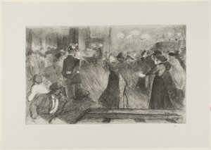 Taneční sál od Théophile Alexandre Pierre Steinlen