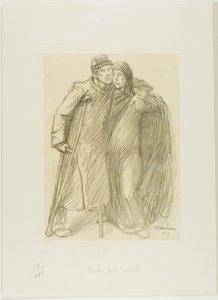 Pomoc zraněným od Théophile Alexandre Pierre Steinlen