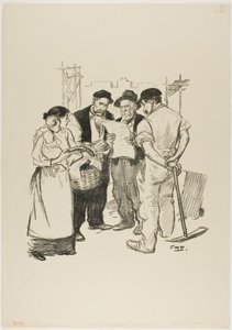 Zpět do minulosti od Théophile Alexandre Pierre Steinlen