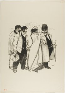 Dopadla špatně! od Théophile Alexandre Pierre Steinlen