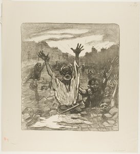 Křik ulic! od Théophile Alexandre Pierre Steinlen