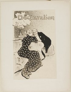 Prohlášení od Théophile Alexandre Pierre Steinlen