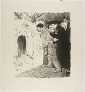 Poslední přepadení od Théophile Alexandre Pierre Steinlen